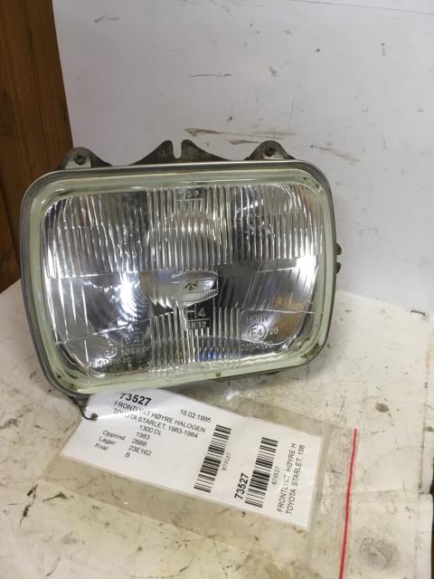 Frontlykt høyre halogen til Toyota Starlet, 1983-1984  