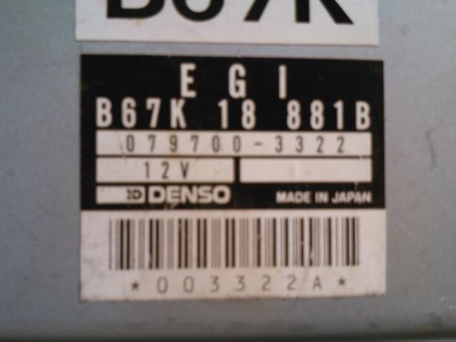 Styreenhet motor til Mazda 323 1990-1994  (ND|079 700-3322|B67K 18 881B|079700-3322)