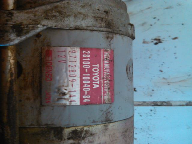 Starter til Toyota Corolla 1982-1987 (KE80) (KE80)