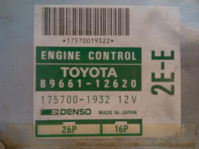 Styreenhet motor til Toyota Corolla 1988-1992 (ND|175700-1932|89661-12620|)