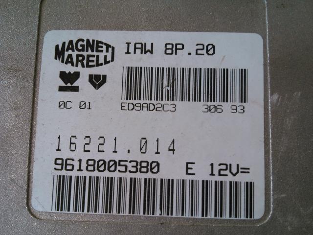 Styreenhet motor til Citroën Xantia 1993-1998  (MAGNETI MA|ED9AD2C3|16221014|)