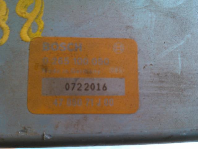 Styreenhet ABS til Nissan Primera 1990-1996 (P10) (P10) (BOSCH|0 265 100 050|4785071J00|)