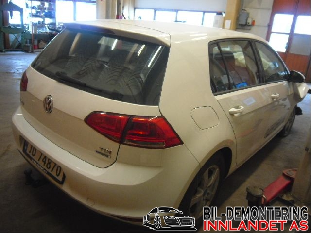 VW Golf VII 2012-2017 (Fase 1) , Motorkode: CXXB, Girkassekode: QYB
