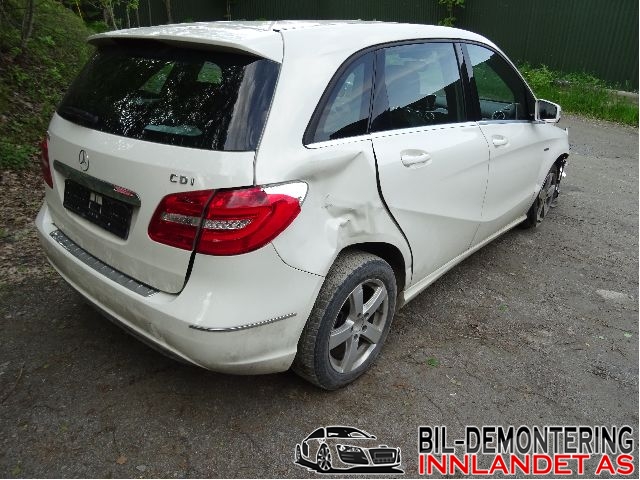 Mercedes B-Klasse 2011-2018 (W246) (W246), Motorkode: 651901, Girkassekode: 724003