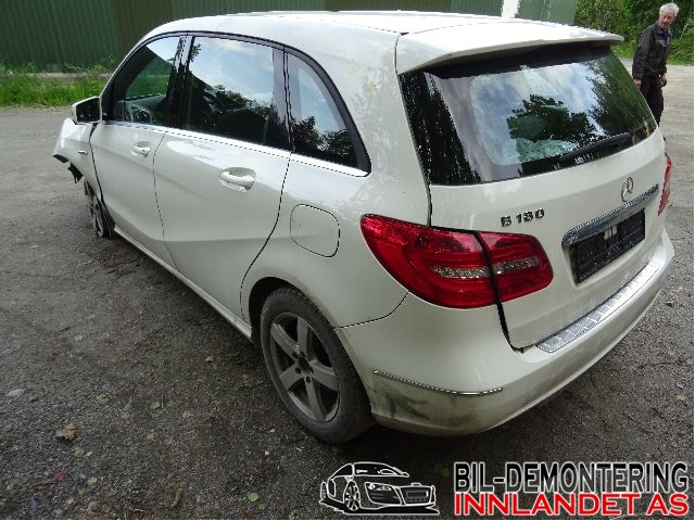 Mercedes B-Klasse 2011-2018 (W246) (W246), Motorkode: 651901, Girkassekode: 724003
