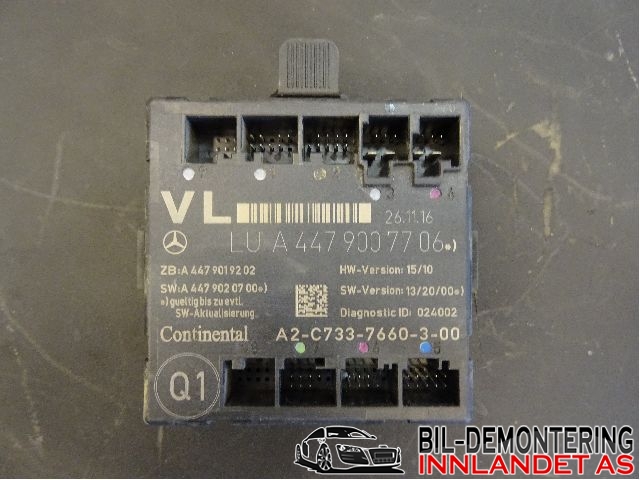 Mercedes Vito 2014-->> (W447) (W447), Motorkode: OM651.950, Girkassekode: 72296514284598