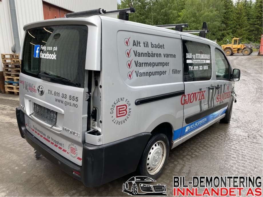 Toyota Proace 2013-2016 (Type I) , Motorkode: 4WZ-FTV, Girkassekode:
