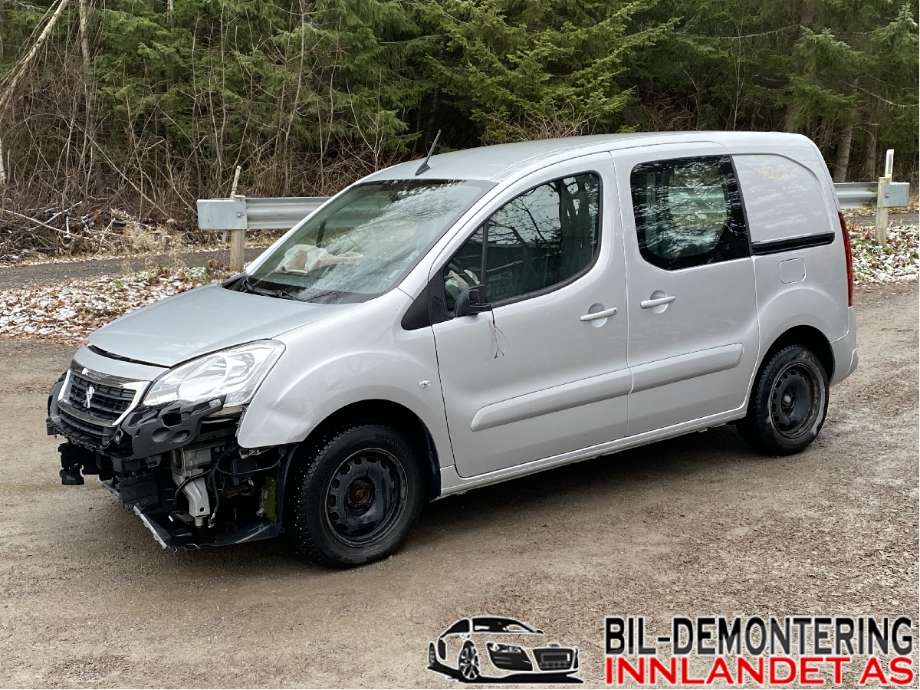 Peugeot Partner, 2015-2019 (Type II, Fase 2)  delebil , Motorkode: BHY, Girkassekode: 16 122 418 80