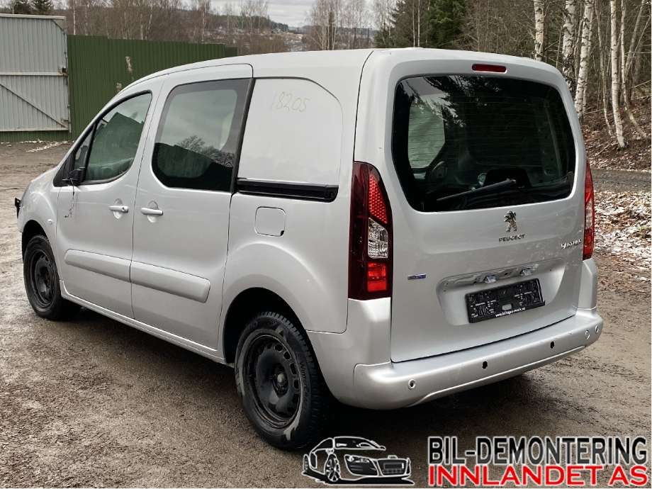 Peugeot Partner 2015-2019 (Type II, Fase 2) delebil , Motorkode: BHY, Girkassekode: 16 122 418 80