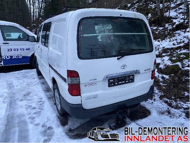 Toyota Hiace 2007-2012 (Fase 3) , Motorkode: 2KD-FTV, Girkassekode: 3303026A60