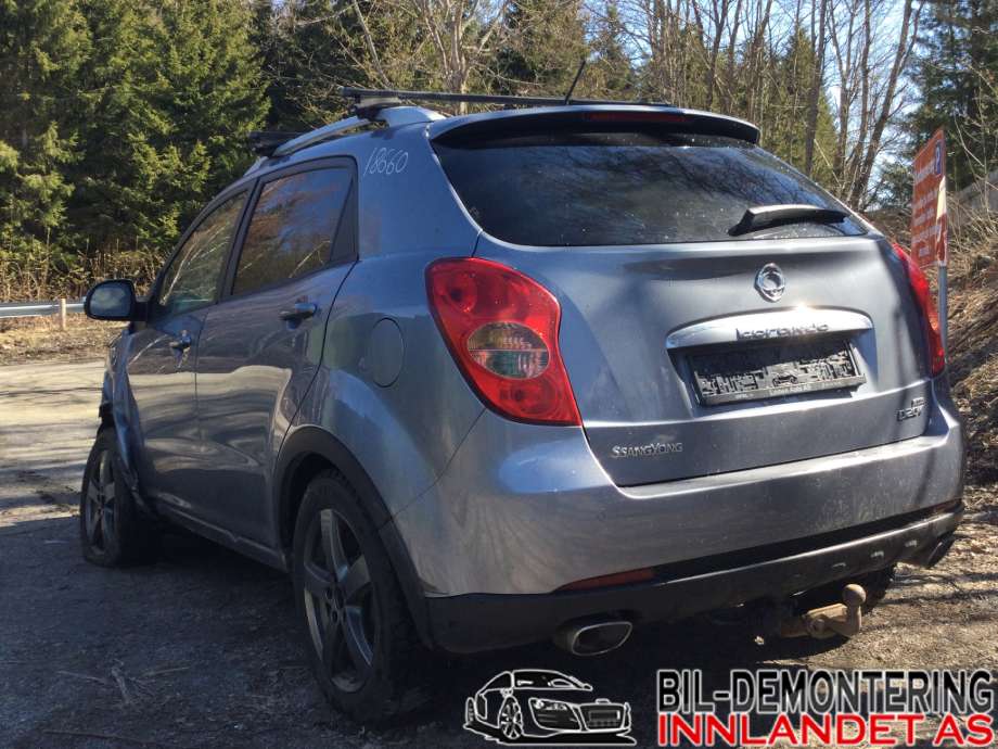 SsangYong Korando 2011-2013 (Type III) , Motorkode: D20D-051, Girkassekode: 3102034010