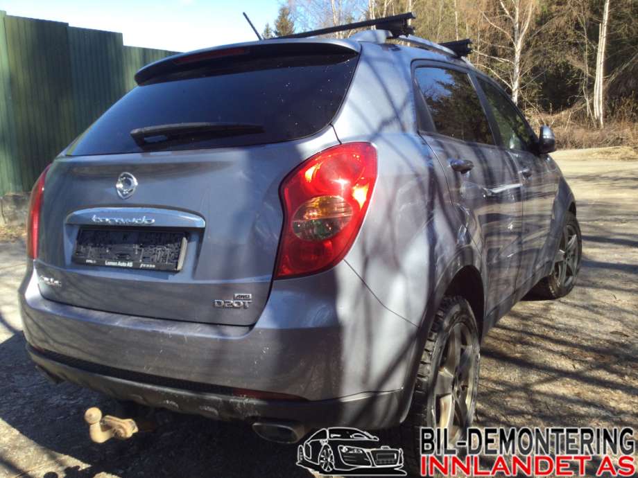 SsangYong Korando 2011-2013 (Type III) , Motorkode: D20D-051, Girkassekode: 3102034010