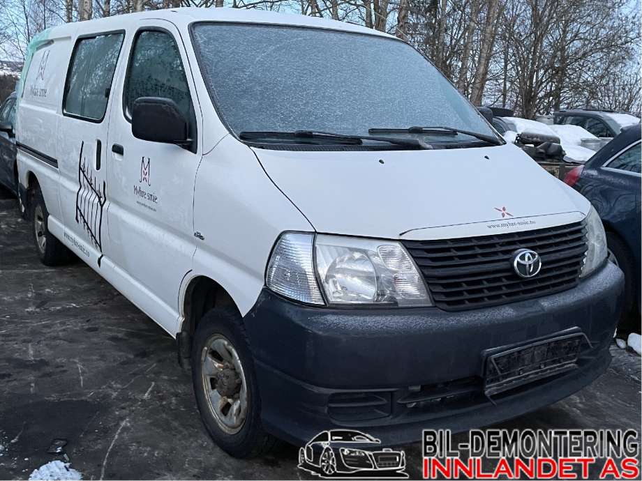 Toyota Hiace 2007-2012 (Fase 3) , Motorkode: 2KD-FTV, Girkassekode: 3303026A60