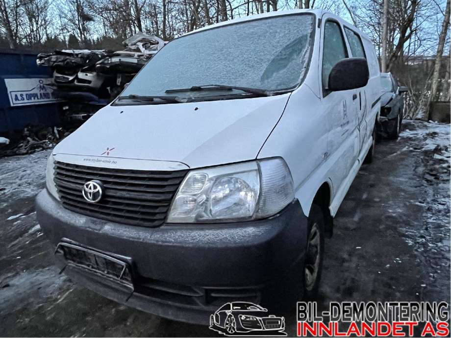Toyota Hiace 2007-2012 (Fase 3) , Motorkode: 2KD-FTV, Girkassekode: 3303026A60