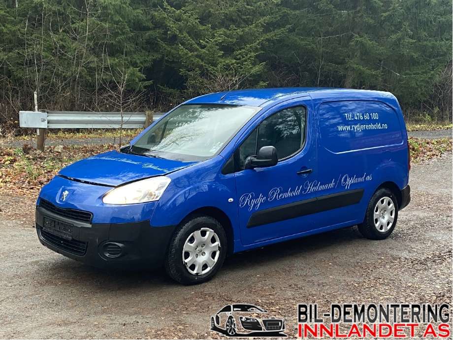 Peugeot Partner, 2008-2015 (Type II, Fase 1)  delebil , Motorkode: 9HN;9HT, Girkassekode: 16 089 352 80