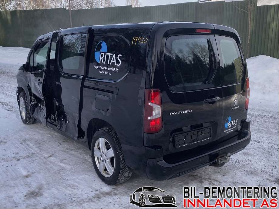 Peugeot Partner 2019-->> (Type III) , Motorkode: YHY, Girkassekode: MAN. GIRKASSE BE4/5