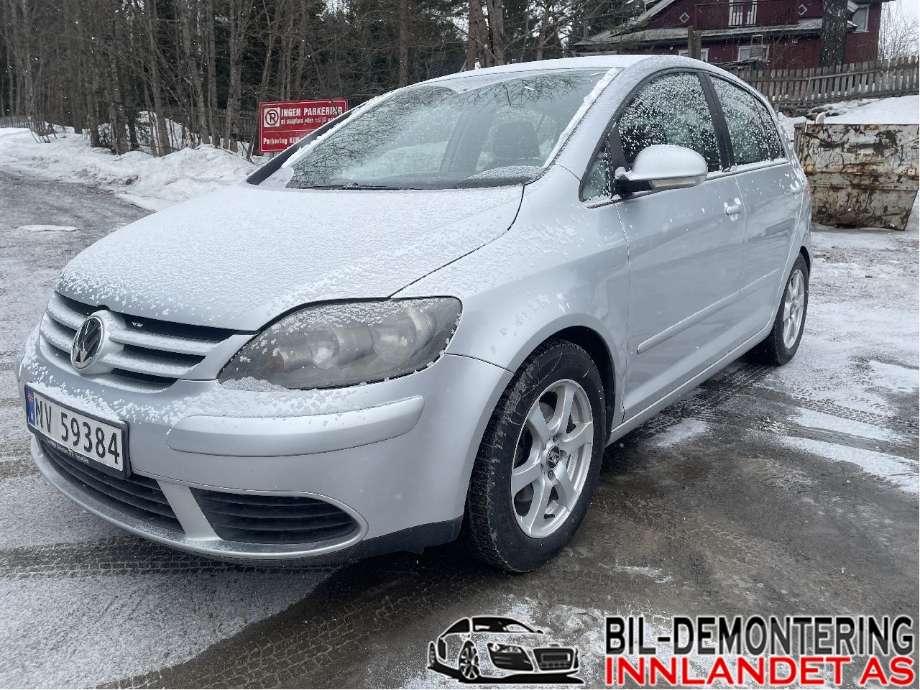 VW Golf, Plus/Cross, 2005-2009 (Fase 1)  delebil , Motorkode: BLS, Girkassekode: JYJ