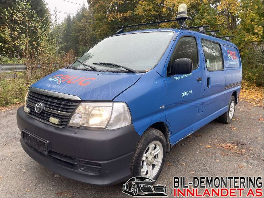 Toyota Hiace 2007-2012 (Fase 3) , Motorkode: 2KD-FTV, Girkassekode: 