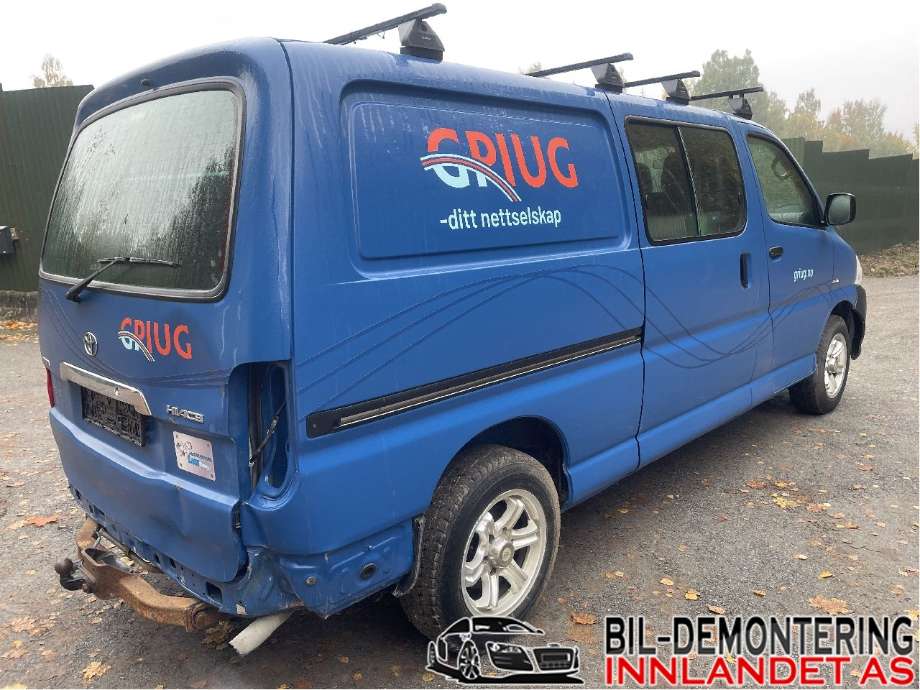 Toyota Hiace 2007-2012 (Fase 3) , Motorkode: 2KD-FTV, Girkassekode: 