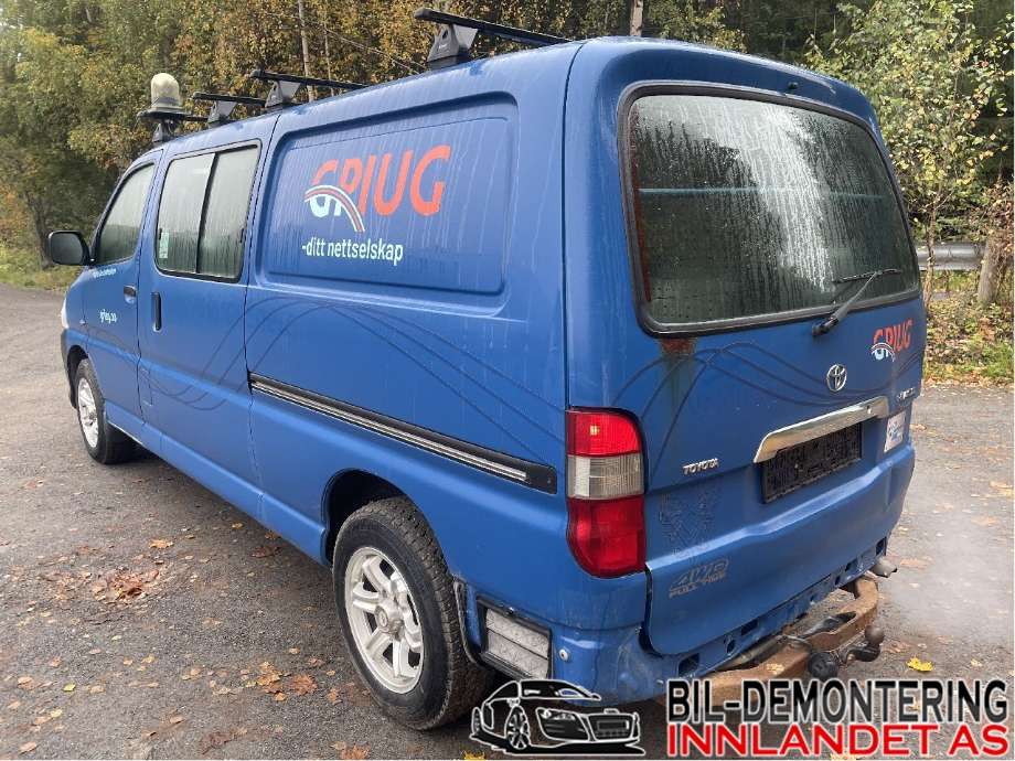 Toyota Hiace 2007-2012 (Fase 3) , Motorkode: 2KD-FTV, Girkassekode: 