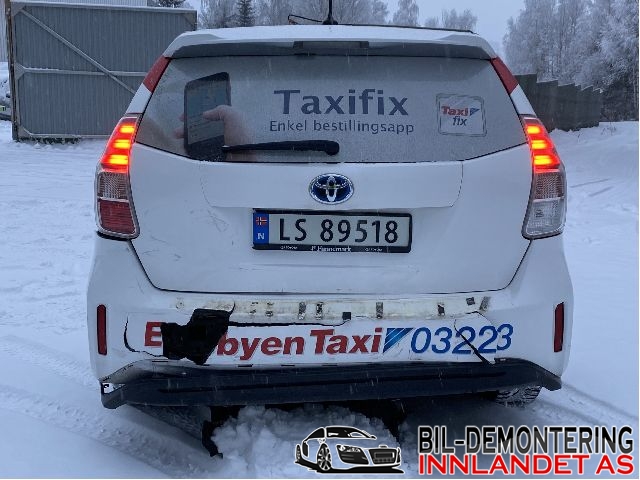 Toyota Prius +7 2012-2020 (Type III) (stasjonsvogn) (stasjonsvogn), Motorkode: 2ZR-FXE, Girkassekode: 3090047130