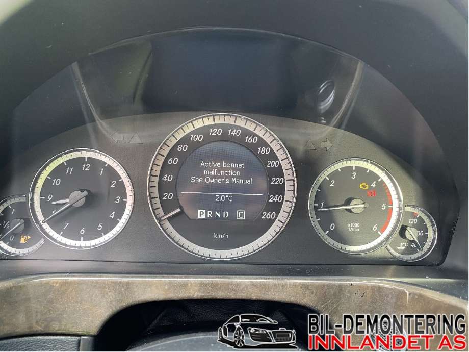 Mercedes E-Klasse 2009-2013 (Fase 1) (W212) (W212), Motorkode: OM651.924, Girkassekode: 722.646