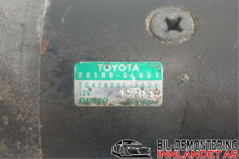 Starter diesel til Toyota Hilux 2006-2011 (281000L051||28100-01051)