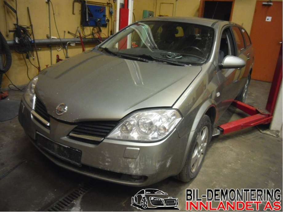 Spylertank foran til Nissan Primera 2002-2007 (P12) (P12)