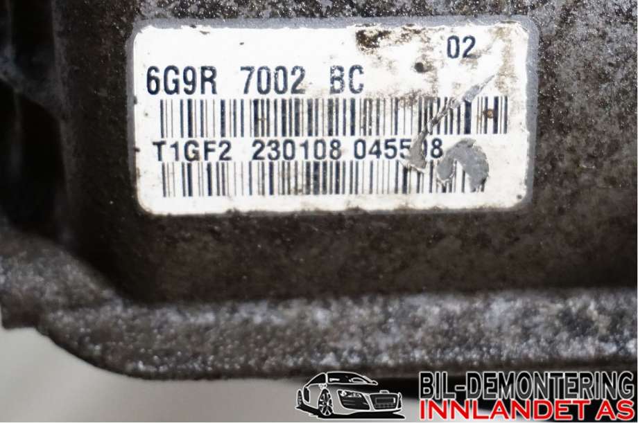 Girkasse manuell til Ford Mondeo 2007-2010 (Type IV, Fase 1)  (MTX75||6G9R7002BC)