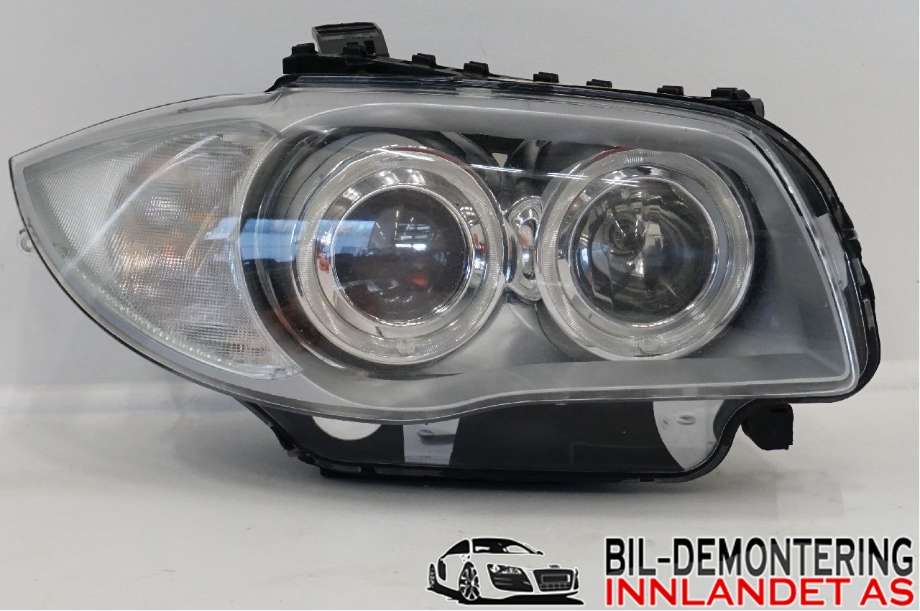 Frontlykt høyre halogen til BMW 1-Serie 2004-2011 (E81/E82/E87/E88) (E81/E82/E87/E88) (63 11 7 159 302|)