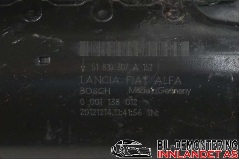 Starter diesel til Fiat Doblo 2010-->> (Type II)  (51810307|51916170|0001138012)