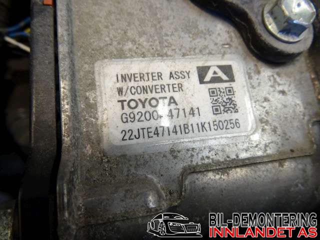 Inverter hybrid til Toyota Auris 2010-2012 (Type I, Fase 2)  