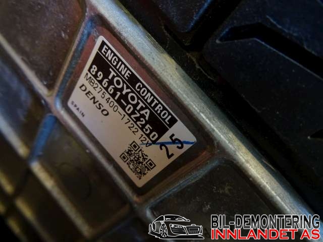 Styreenhet motor til Toyota Auris 2010-2012 (Type I, Fase 2)  