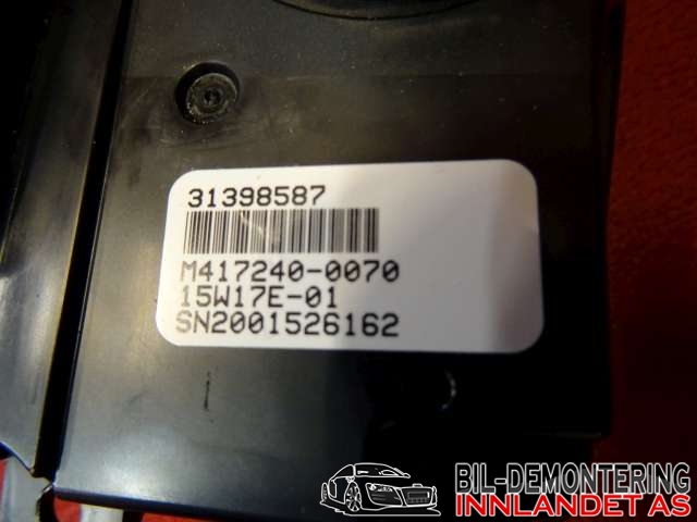 Bilstereo til Volvo V60/V60 CC 2013-2018 (Type I, Fase 2)  (31443427|)