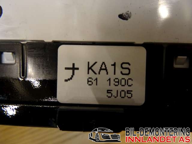 Varmeapparat betjening til Mazda CX-5 2012-2017 (Type I)  