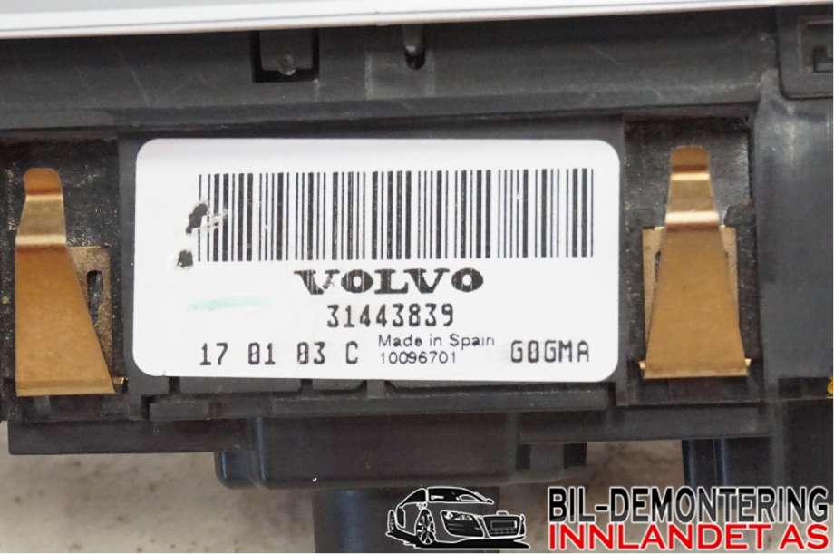 Bryter lys til Volvo V60/V60 CC 2013-2018 (Type I, Fase 2)  (31443839|)