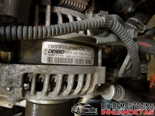 Dynamo til Toyota Auris 2013-2015 (Type II, Fase 1)  (270600N100||27060-ON100)