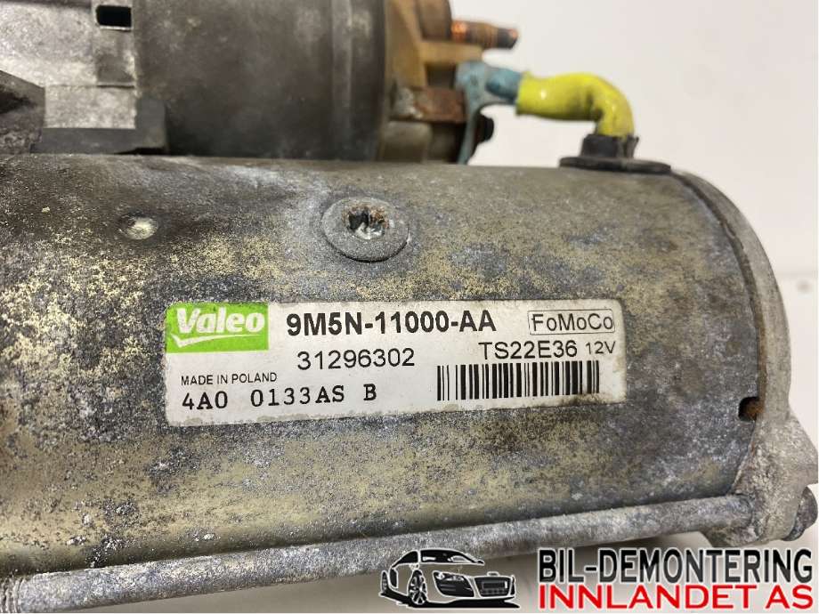 Starter diesel til Volvo C30 2010-2012 (Fase 2)  (36001519|9M5N-11000-AA|31296302)