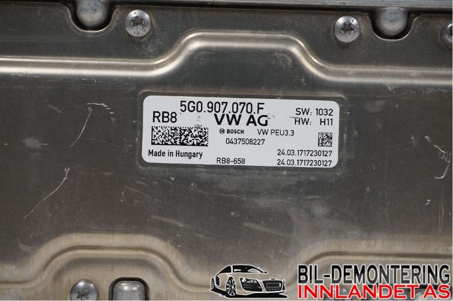 Inverter hybrid til VW e-Golf 2017-2020 (Fase 2)  (VOLKSWAGEN|5G0 907 070 H||5G0 907 070 F)