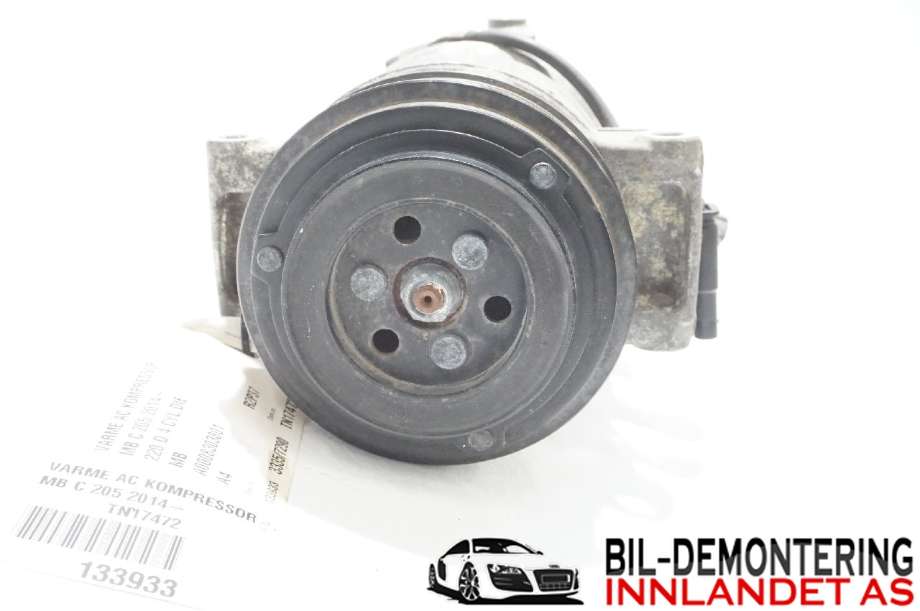 Aircondition kompressor til Mercedes C-Klasse 2014-2018 (Fase 1) (W205) (W205) (MERCEDES|A 003 230 69 11|A 000 830 30 02|)