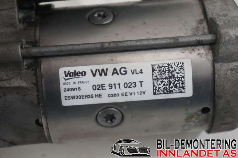 Starter diesel til VW Passat 2015-2019 (Fase 1) (B8) (B8) (02E 911 023 T|)
