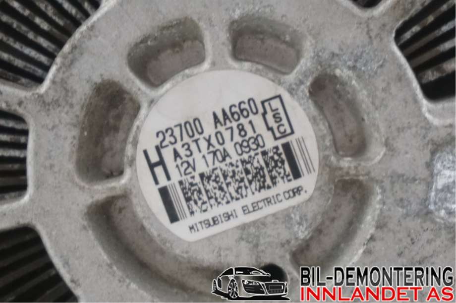 Dynamo til Subaru Outback 2009-2014 (Type IV) (SUBARU|23700AA660|)