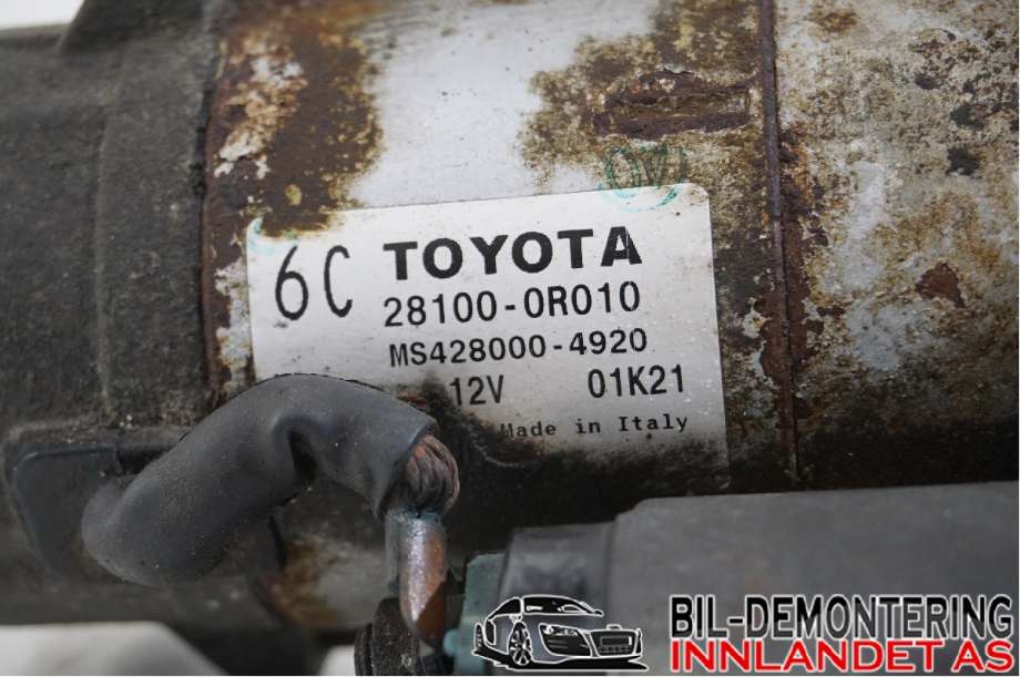 Starter diesel til Toyota Avensis 2003-2008 (Type II)  (TOYOTA|281000R010||28100-0R010)