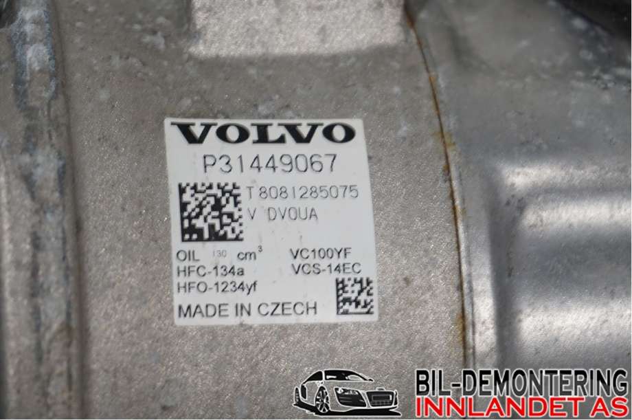 Aircondition kompressor til Volvo XC40 2018-2024  (VOLVO|36010449||31449067)