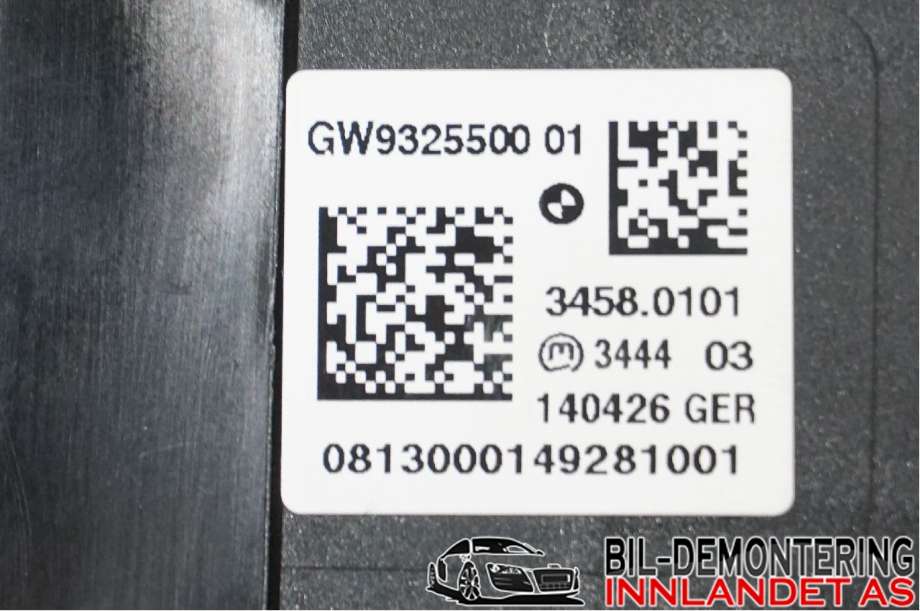 Girstang/girvelger automat til BMW X5 2013-2018 (F15) (F15) (BMW|61 31 6 832 385||GW932550001)