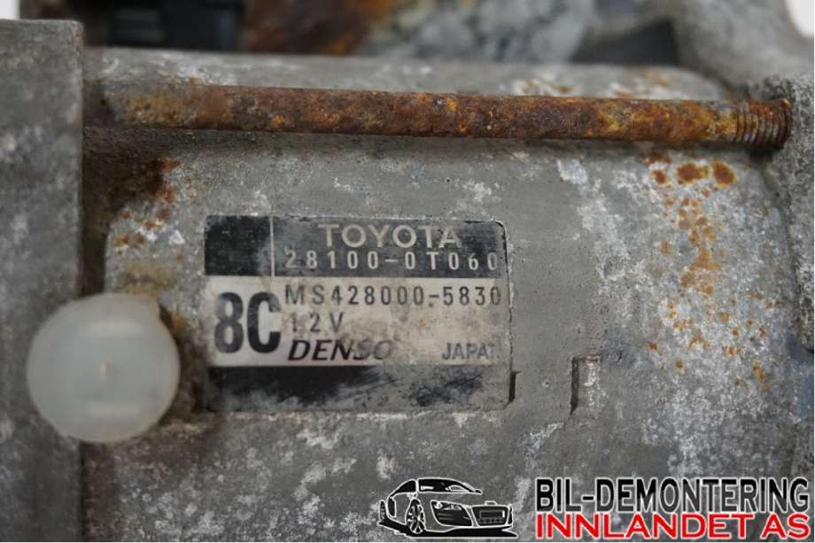 Starter til Toyota Avensis 2009-2015 (Type III, Fase 1) (TOYOTA|281000T030||28100-0T060)