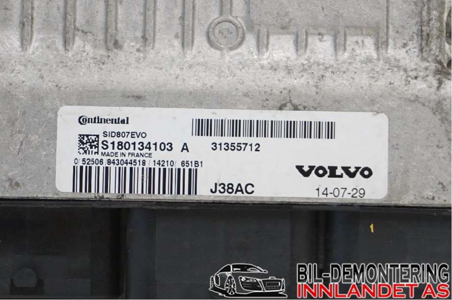 Styreenhet motor til Volvo V40 2012-2019  (VOLVO|36000608||31355712)