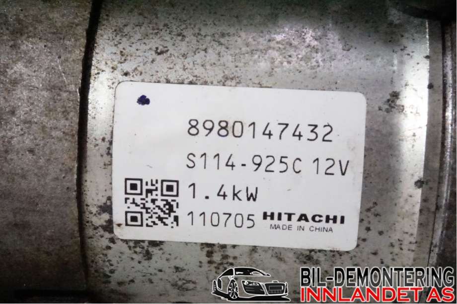 Starter diesel til Opel Astra J 2010-2015  (OPEL|98014743||8980147432)