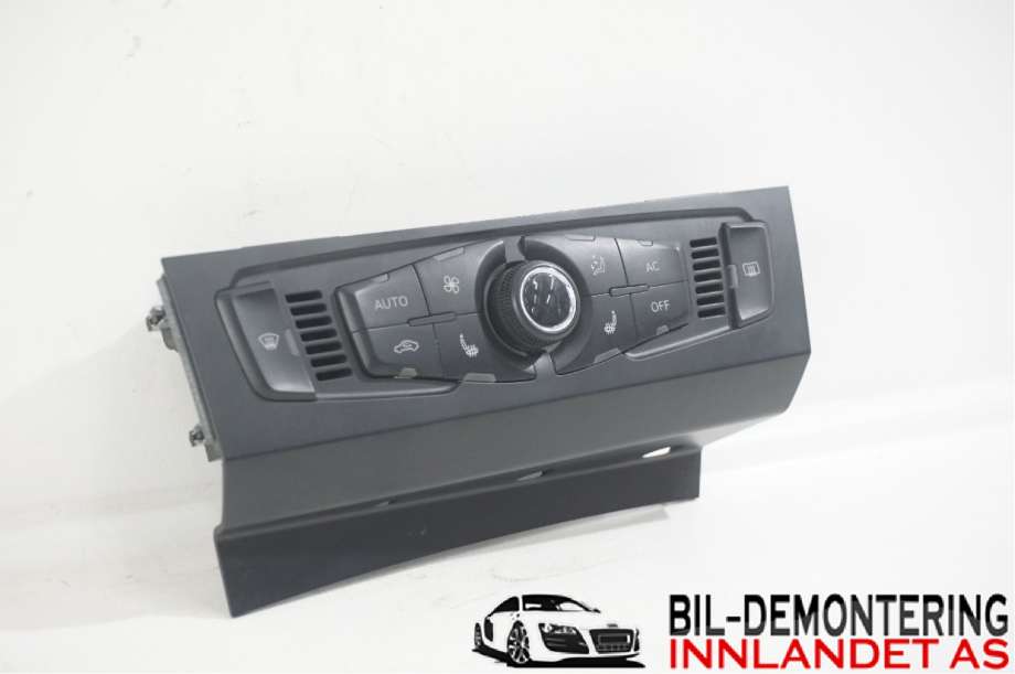 Varmeapparat betjening til Audi Q5 2012-2017 (Type I, Fase 2) (AUDI|8T1 820 043 AH||8T1 820 043 AN)