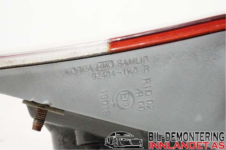 Baklykt høyre indre til Hyundai Ix20 2010-2017  (HYUNDAI|92404 1K000||92404-1K0 R)